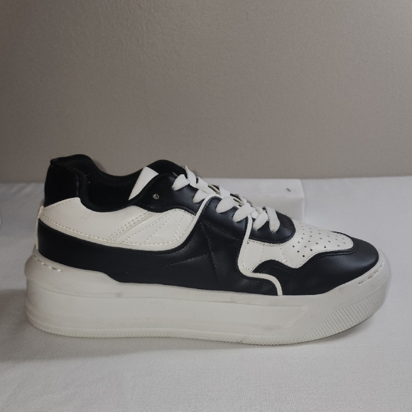 Black and White Sneakers - Picture 1 of 9